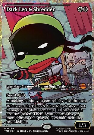 【ENG】《黑暗李奧與許瑞德/Dark Leo & Shredder》[忍者龜]