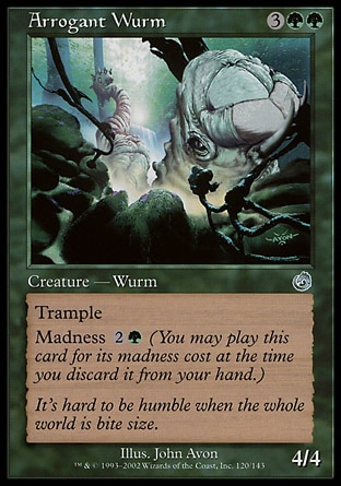 【CHT】 ☆Foil☆ 《傲慢亞龍/Arrogant Wurm》[絕境]