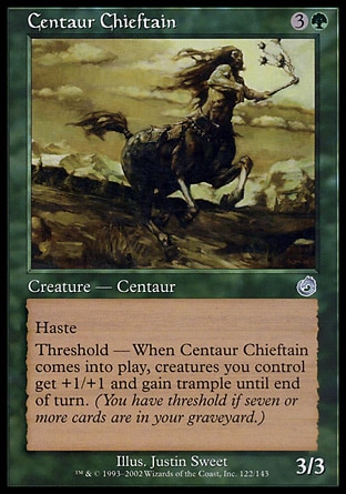 【JPN】《半人馬酋長/Centaur Chieftain》[絕境]〔SP〕