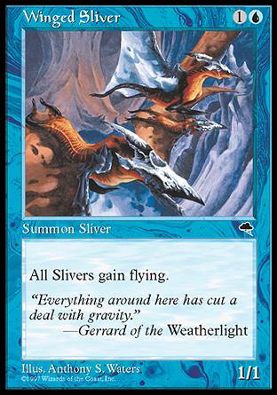 【ENG】《飛翼裂片妖/Winged Sliver》[暴風雨]