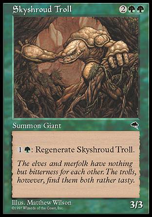 【ENG】《天帷巨魔/Skyshroud Troll》[暴風雨]