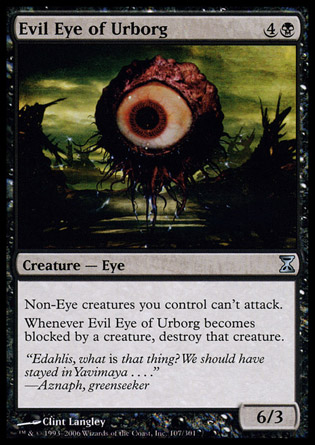 【JPN】《烏爾博格邪眼/Evil Eye of Urborg》[時間漩渦]