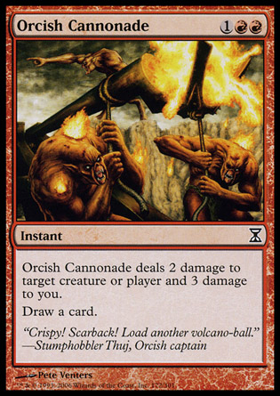 【JPN】《半獸人炮轟/Orcish Cannonade》[時間漩渦]