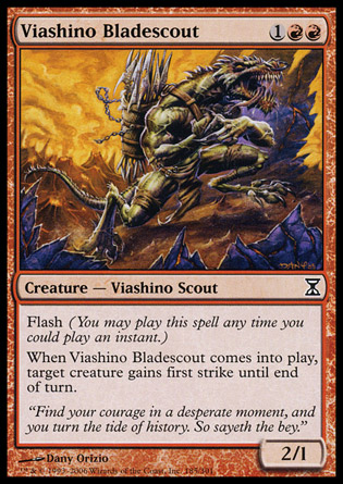 【JPN】《凡爾西諾負刃斥候/Viashino Bladescout》[時間漩渦]