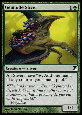 【JPN】《燦衣裂片妖/Gemhide Sliver》[時間漩渦]