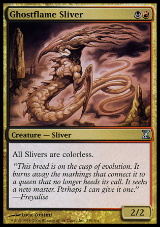 【JPN】《靈焰裂片妖/Ghostflame Sliver》[時間漩渦]