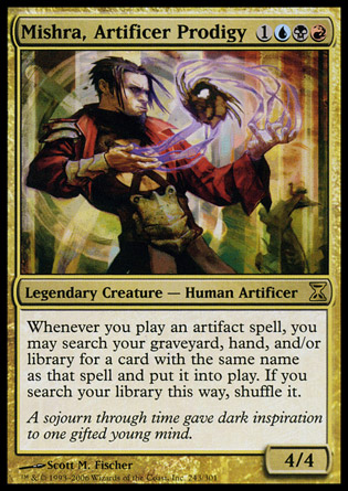 【JPN】《神器師逸才米斯拉/Mishra, Artificer Prodigy》[時間漩渦]