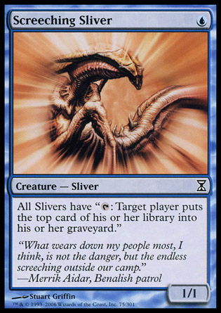 【JPN】《尖鳴裂片妖/Screeching Sliver》[時間漩渦]