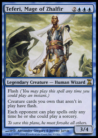 【JPN】《賽費爾法師泰菲力/Teferi, Mage of Zhalfir》[時間漩渦]〔SP〕