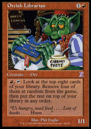 【ENG】《半獸人圖書管理員/Orcish Librarian》[時間漩渦時間轉移]