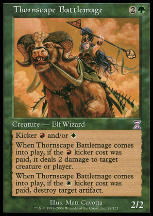 【JPN】《荊景院戰巫師/Thornscape Battlemage》[時間漩渦]