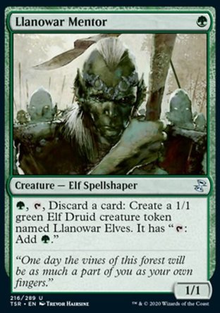【ENG】《羅堰明師/Llanowar Mentor》[時間漩渦：重製版]