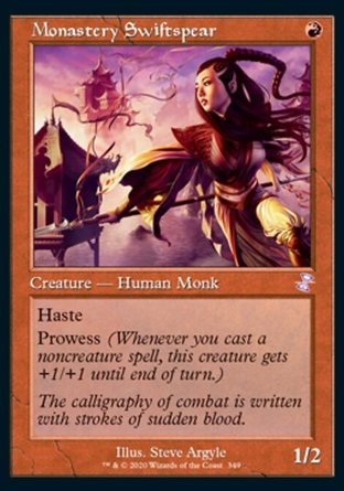 【ENG】《寺院迅矛僧/Monastery Swiftspear》[時間漩渦：重製版]
