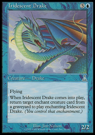 【JPN】《虹光龍獸/Iridescent Drake》[天命之戰]