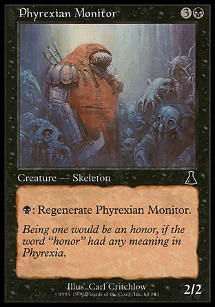 【JPN】《非瑞克西亞監察員/Phyrexian Monitor》[天命之戰]