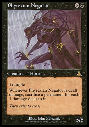 【ENG】《非瑞克西亞絕滅獸/Phyrexian Negator》[天命之戰]〔MP〕