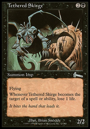 【JPN】《鎖鍊斯克魔/Tethered Skirge》[遠古遺產]