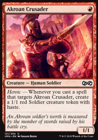 【JPN】《阿喀洛斯聖戰軍/Akroan Crusader》[終極大師]