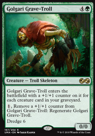 【JPN】《葛加理墓地巨魔/Golgari Grave-Troll》[終極大師]