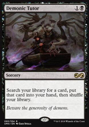 【JPN】《＜邪魔導師＞/Demonic Tutor》[終極大師]