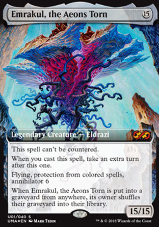 【ENG】 ☆Foil☆ 《萬世創傷伊莫庫/Emrakul, the Aeons Torn》[終極寶藏]