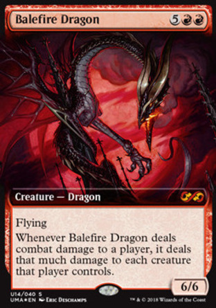 【ENG】 ☆Foil☆ 《炎劫巨龍/Balefire Dragon》[終極寶藏]