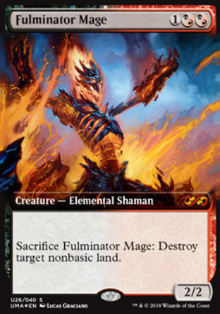 【ENG】 ☆Foil☆ 《雷鳴法師/Fulminator Mage》[終極寶藏]