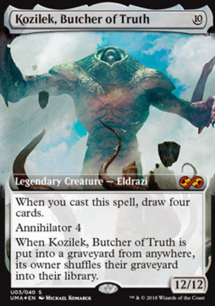 【ENG】 ☆Foil☆ 《真理屠夫寇基雷/Kozilek, Butcher of Truth》[終極寶藏]
