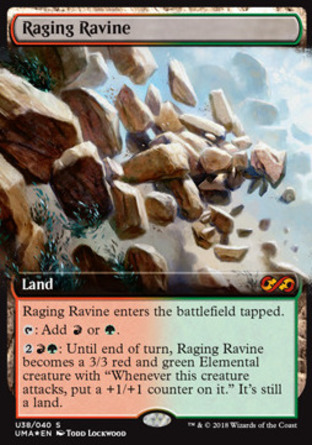 【ENG】 ☆Foil☆ 《奔騰深谷/Raging Ravine》[終極寶藏]