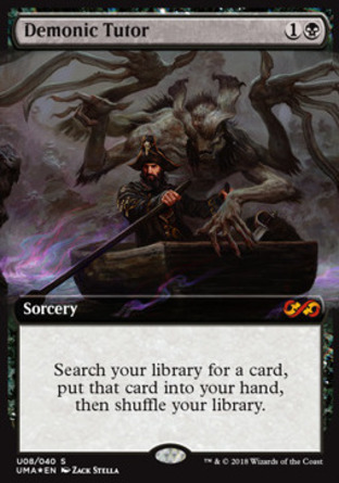 【ENG】 ☆Foil☆ 《＜邪魔導師＞/Demonic Tutor》[終極寶藏]