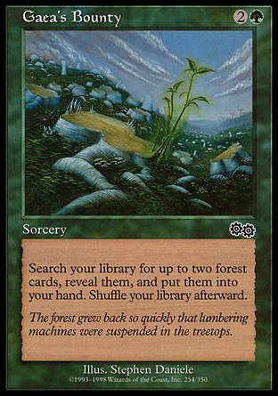 【JPN】《蓋亞的恩賜/Gaea's Bounty》[克撒傳]