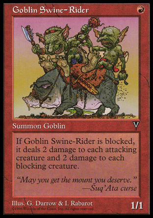 【ENG】《鬼怪豬騎兵/Goblin Swine-Rider》[憧憬]