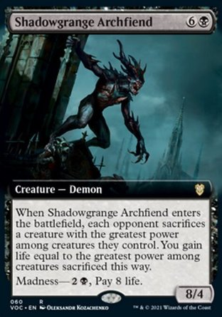 【ENG】《影莊大邪鬼/Shadowgrange Archfiend》[腥紅婚誓指揮官]