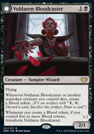 【ENG】《沃達連血育師/Voldaren Bloodcaster》[依尼翠：腥紅婚誓]