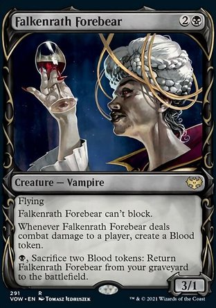 【ENG】《伐肯納先人/Falkenrath Forebear》[依尼翠：腥紅婚誓]