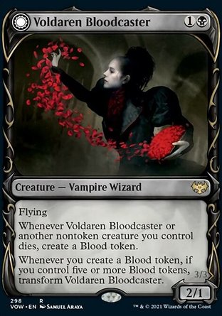 【ENG】《沃達連血育師/Voldaren Bloodcaster》[依尼翠：腥紅婚誓]