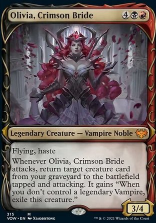 【JPN】 ☆Foil☆ 《緋紅新娘奧莉薇亞/Olivia, Crimson Bride》[依尼翠：腥紅婚誓]