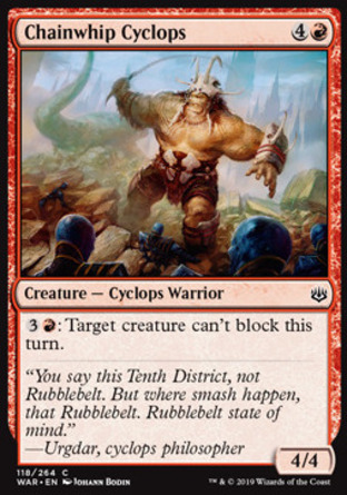 【JPN】《鏈鞭獨眼巨人/Chainwhip Cyclops》[火花之戰]
