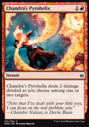 【JPN】《茜卓的旋炎咒/Chandra's Pyrohelix》[火花之戰]