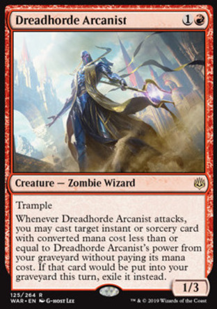 【JPN】 ☆Foil☆ 《震懼軍奧術師/Dreadhorde Arcanist》[火花之戰]