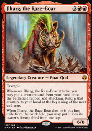 【JPN】《蠻野豬神衣哈格/Ilharg, the Raze-Boar》[火花之戰]
