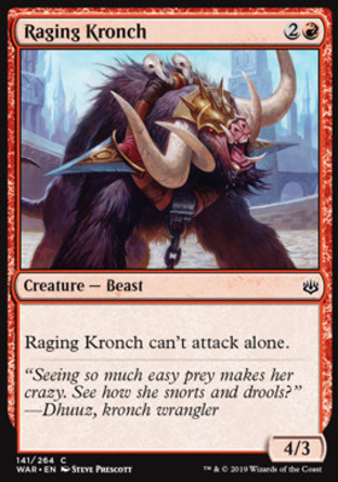 【JPN】《狂怒恐騏獸/Raging Kronch》[火花之戰]