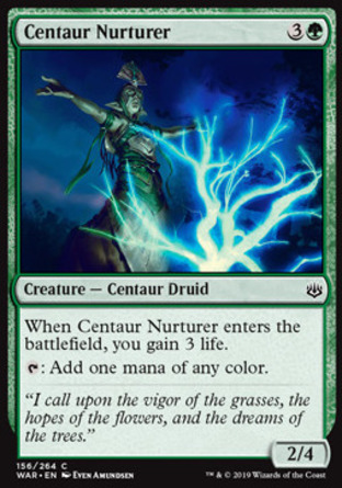 【JPN】《半人馬滋養師/Centaur Nurturer》[火花之戰]