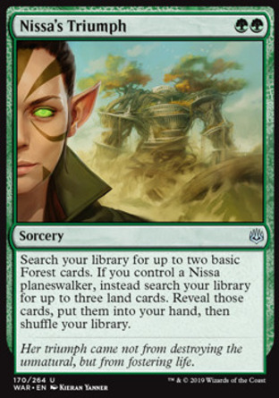 【JPN】《妮莎得勝/Nissa's Triumph》[火花之戰]