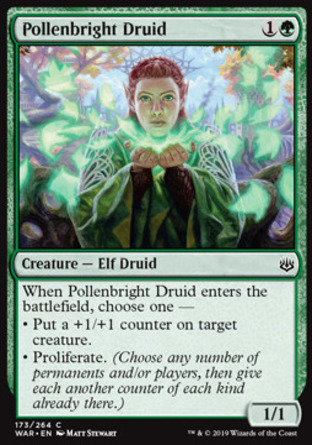 【JPN】《孢光德魯伊/Pollenbright Druid》[火花之戰]