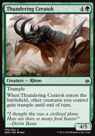 【JPN】《雷動冠角牛/Thundering Ceratok》[火花之戰]