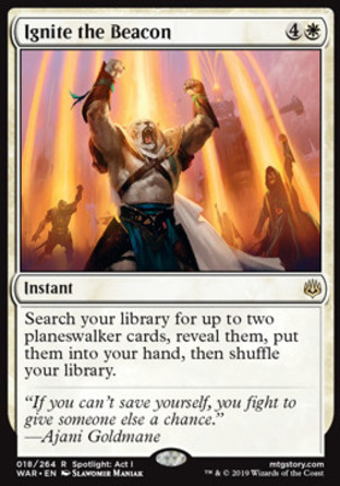 【JPN】 ☆Foil☆ 《燃亮信標/Ignite the Beacon》[火花之戰]