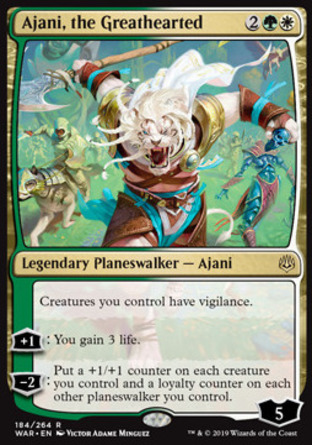 【JPN】《至善阿耶尼/Ajani, the Greathearted》[火花之戰]