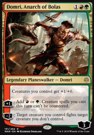 【JPN】《波拉斯逆豎多密/Domri, Anarch of Bolas》[火花之戰]