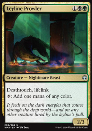 【JPN】《地脈遊掠獸/Leyline Prowler》[火花之戰]